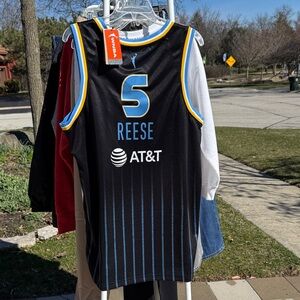Nike Chicago Black Basketball Jersey with Blue and Yellow Trim